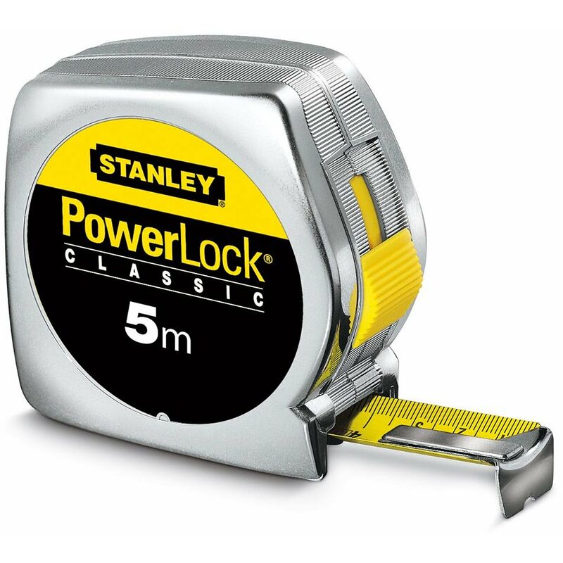 foto del prodotto stanley flessometro metro a nostra larghezza 5x19 mm lunghezza 5 metri powerblock 1.33.191