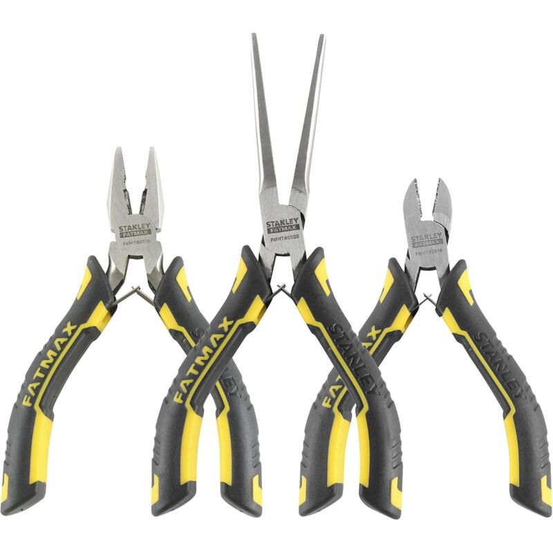 foto del prodotto stanley fmht0 80524 set 3 pinze universali tronchesi diagonali becchi lunghi
