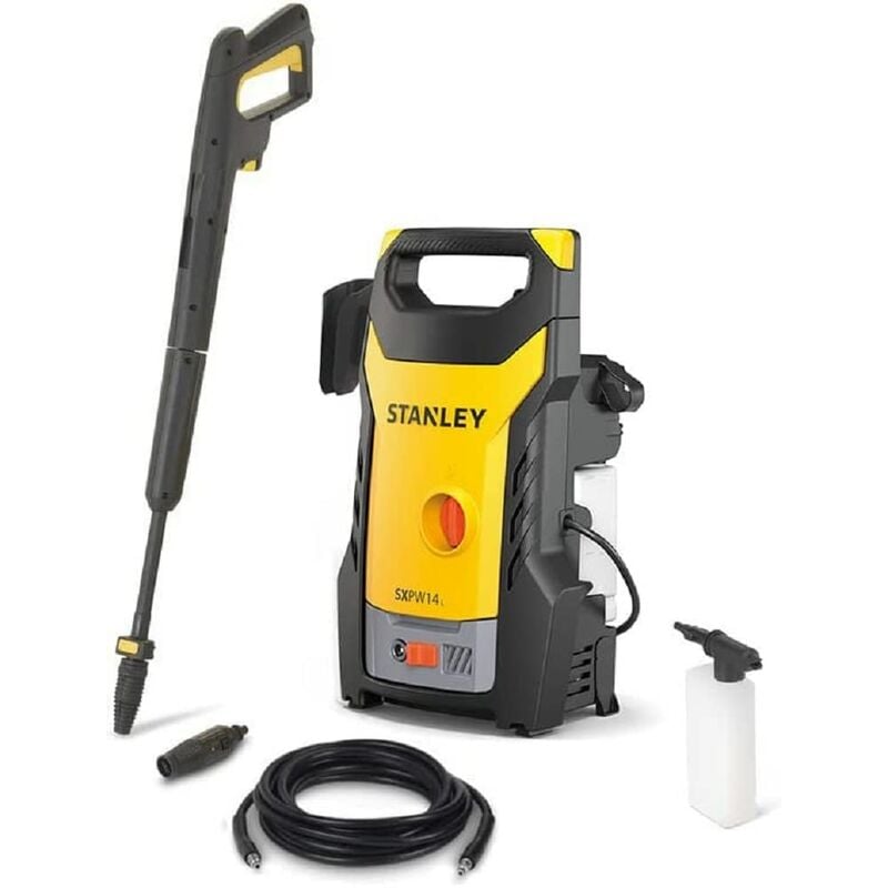 foto del prodotto stanley idropulitrice ad alta pressione sxpw14le 1400 w, 110 bar, 390 l h 