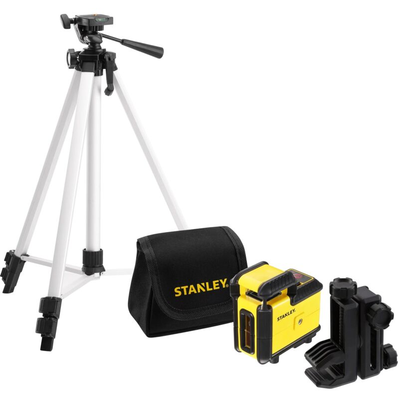 foto del prodotto stanley - kit livella tracciatore laser treppiede fotografico cross 360