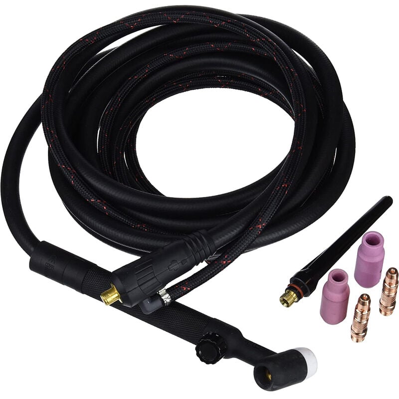 foto del prodotto stanley kit torcia tig 10pz elettrodi 1,6mm saldatura saldatrice 17v 4mt d25