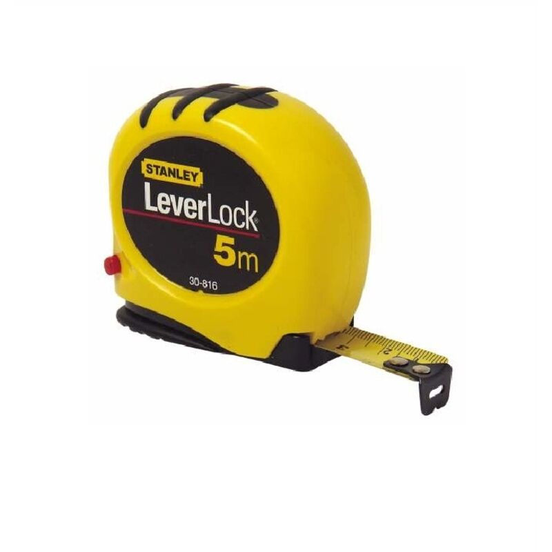 foto del prodotto stanley metro a nastro flessibile 5 mt leverlock 130816