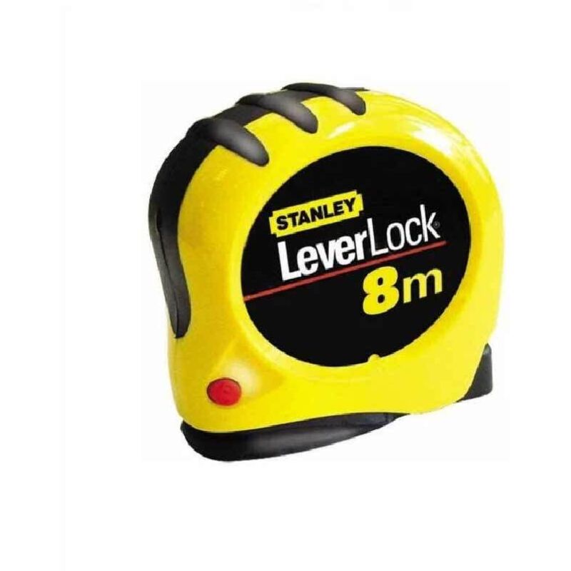 foto del prodotto stanley metro a nastro flessibile 8 mt leverlock 130828
