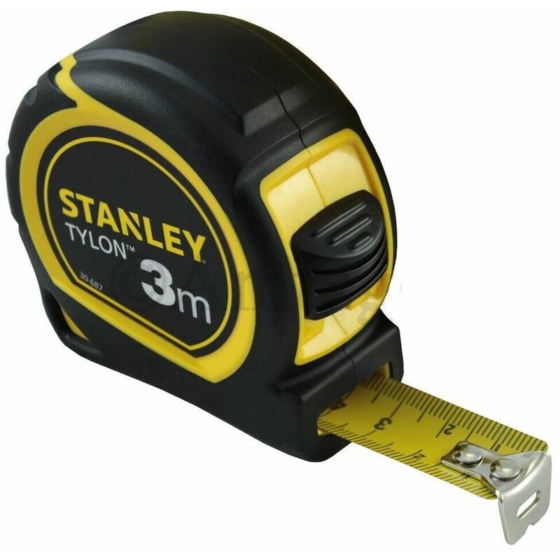 foto del prodotto stanley metro flessibile flessometro misurazione utensile rullina 3 metri tylon