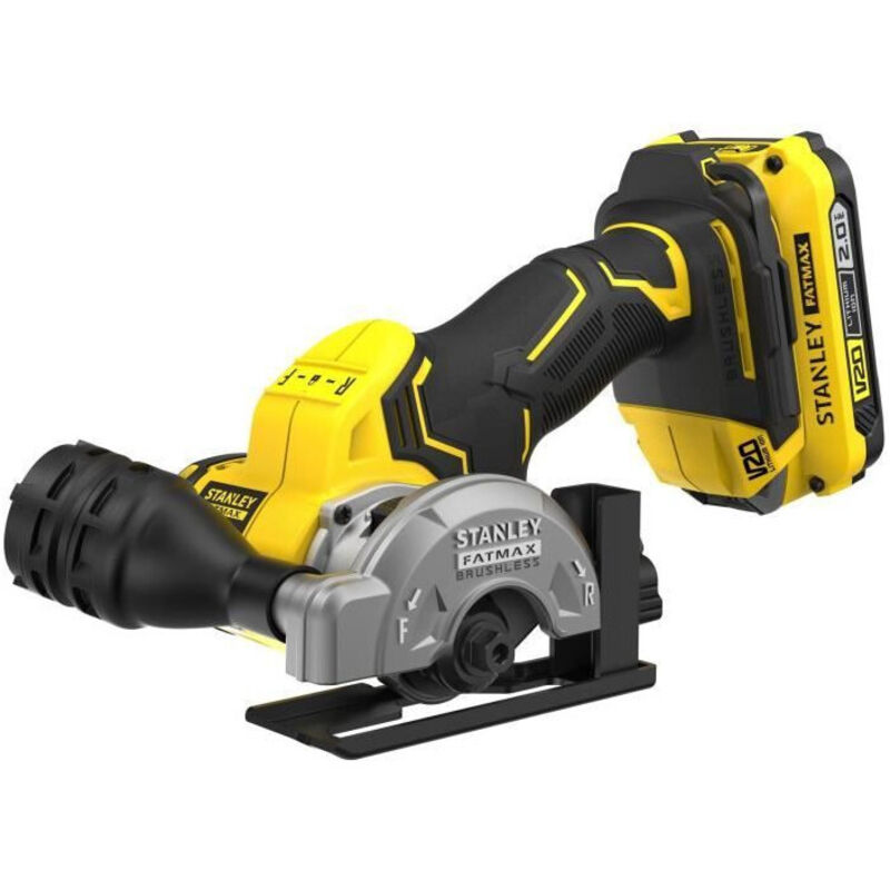 foto del prodotto stanley mini seghe circolari fatmax v20 sfmcm300d2 qw 75 mm brushless litio 18v 2 batterie 2ah