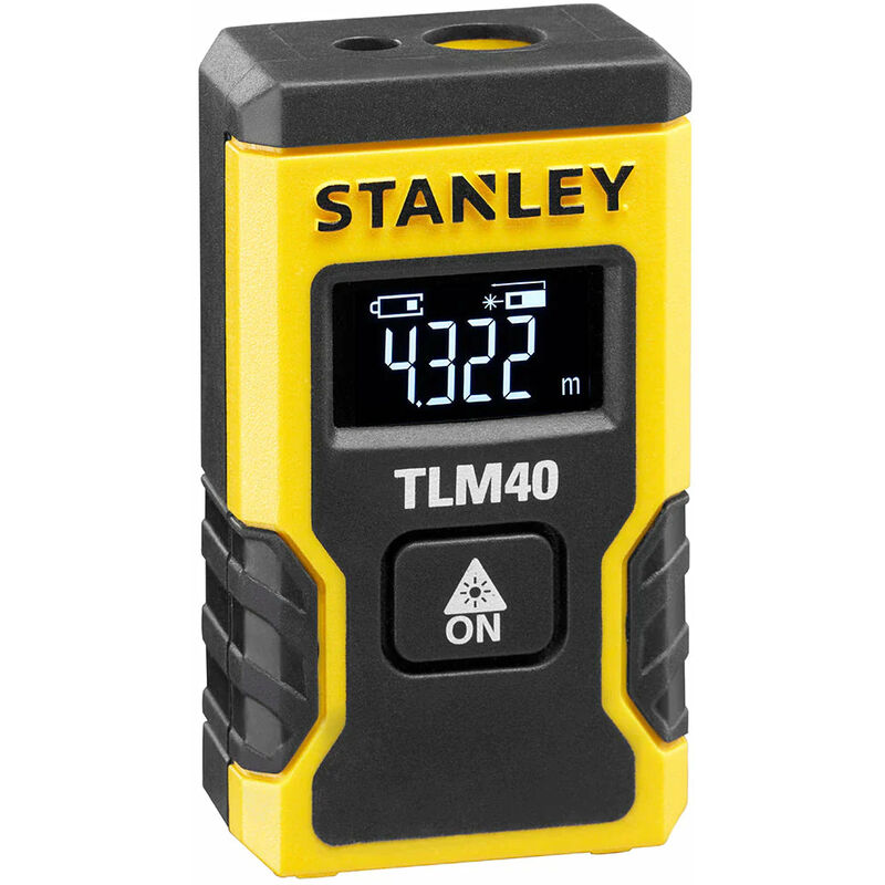 foto del prodotto stanley misuratore laser compatto e leggero portata 12 mt.