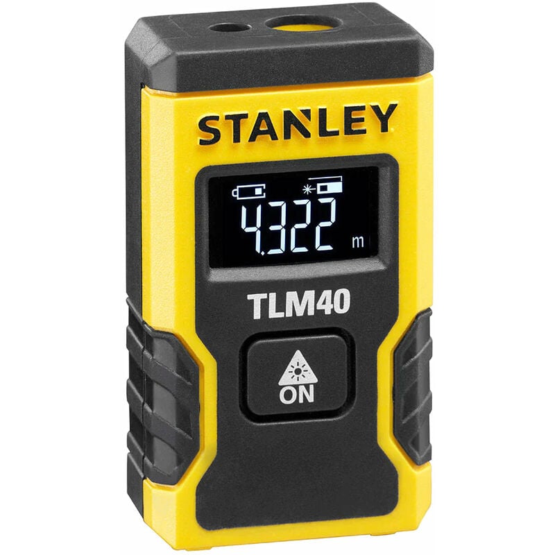 foto del prodotto stanley misuratore laser compatto e leggero portata 12 mt.