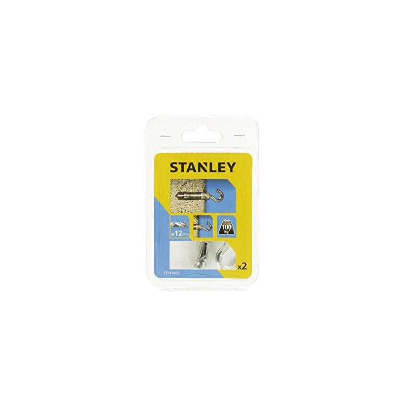 foto del prodotto stanley modello stf41602 xj, kit de 2 tasselli a espansione de con viti m6, ideale per un fissaggio preciso, 2 pezzo i.