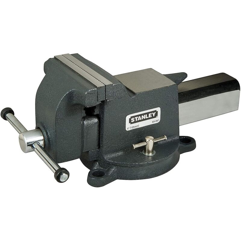 foto del prodotto stanley morsa da banco maxsteel, 125 mm, nero. 1 83 067