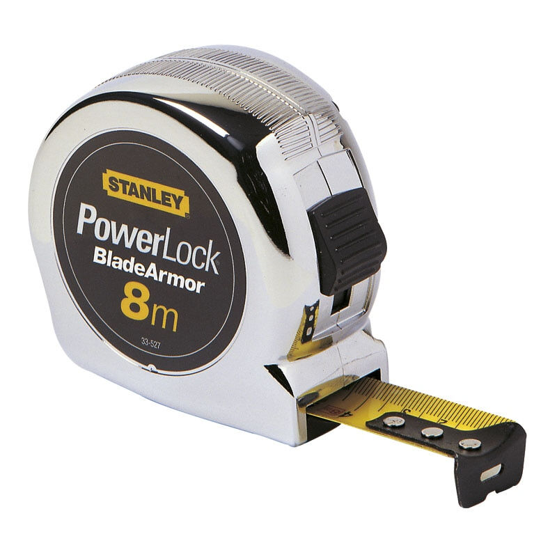 foto del prodotto stanley powerlock armatura a lama 8m x 25 mm 0 33 527