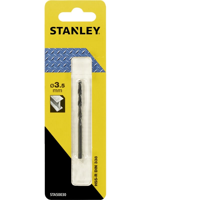 foto del prodotto stanley punta per metallo hss r mm 3,5 1 pezzo