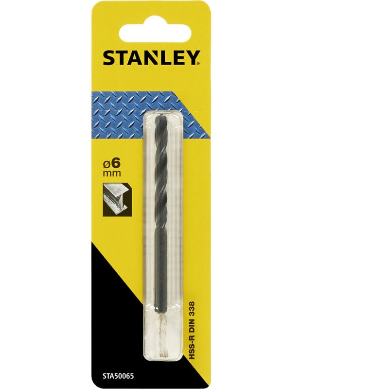 foto del prodotto stanley punta per metallo hss r mm 6 1 pezzo