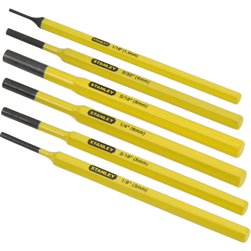 foto del prodotto stanley punzone per spine set da 6 pezzi 4 18 226