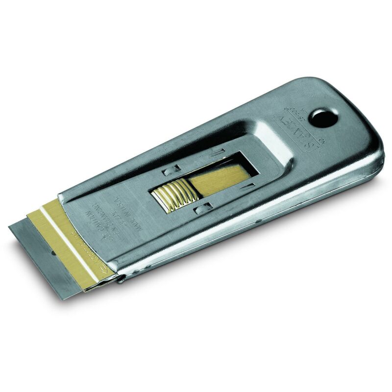 foto del prodotto stanley raschietto per finestre in metallo 95 mm alloggiamento in metallo con lama da 40 mm 0 28 500