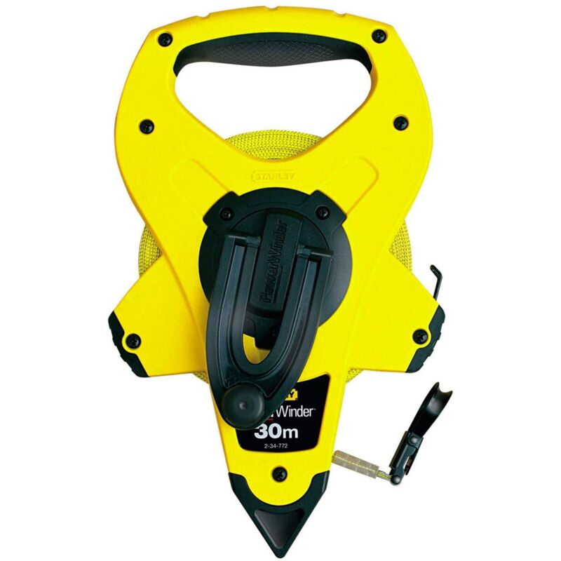 foto del prodotto stanley rotella metrica powerwinder, nastro in fibra di vetro, 60 m. 2 34 775