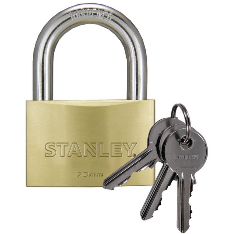 foto del prodotto stanley s742 034 lucchetto 70 mm serratura a chiave