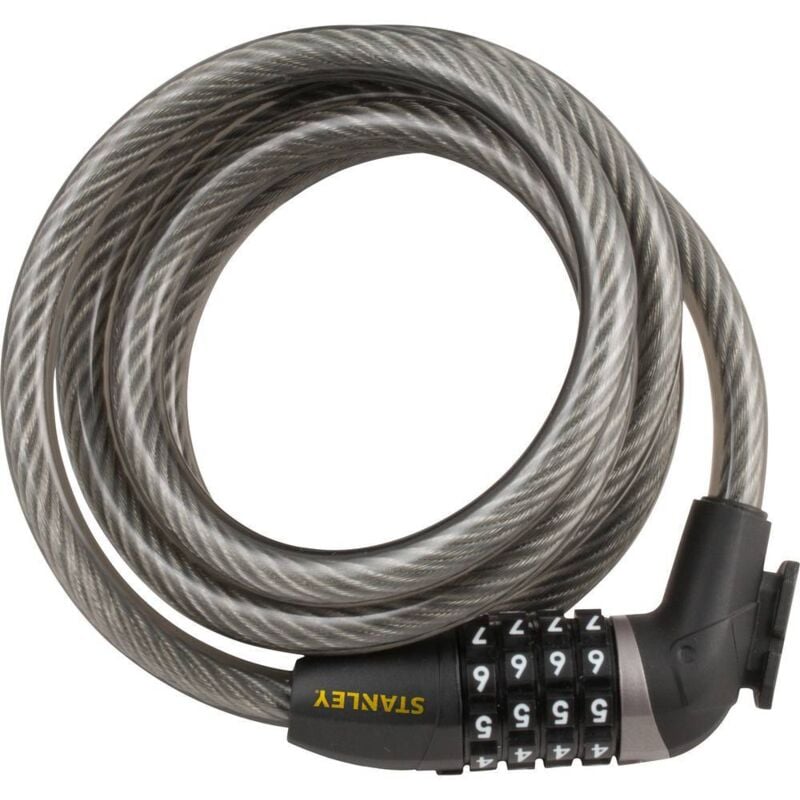 foto del prodotto stanley s755 204 lucchetto a cavo lucchetto a codice