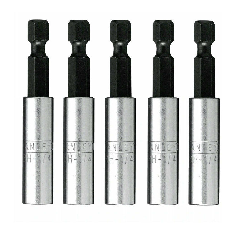 foto del prodotto stanley set 5 portainserti magnetici esagonali 75 mm 0 68 732