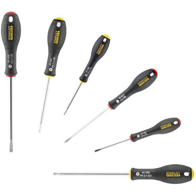 foto del prodotto stanley set di 6 cacciaviti fatmax fmht0 62626 elettricista phillips
