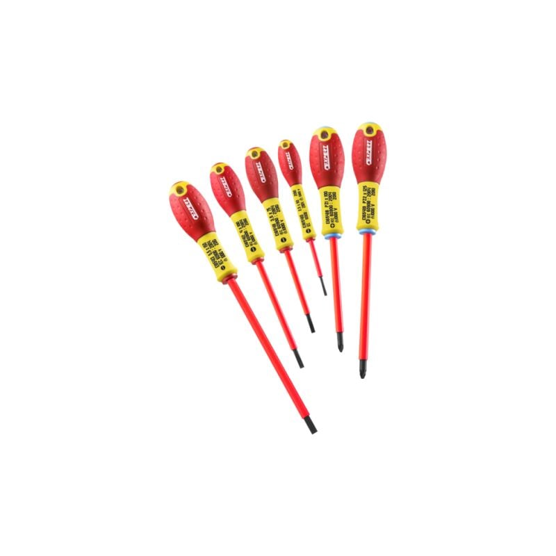 foto del prodotto stanley set di 6 cacciaviti isolati slot pozidriv expert di facom e160911