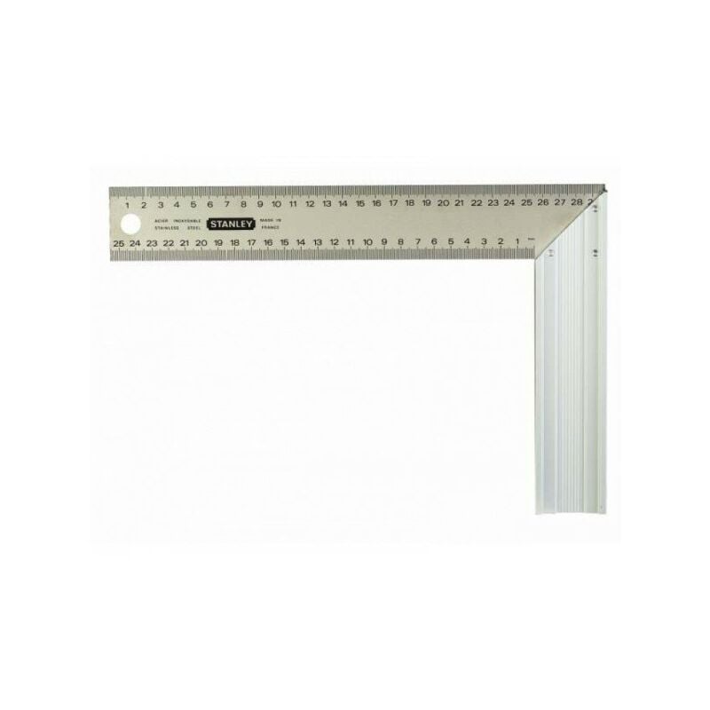 foto del prodotto stanley squadra da falegname in acciaio inox 250 x 140 x 250 mm 1 45 685