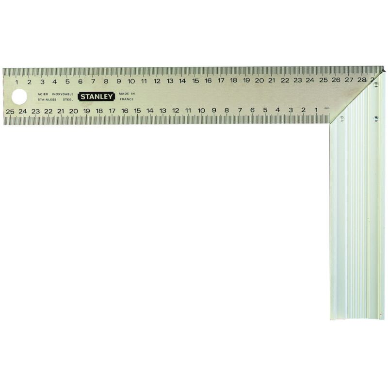 foto del prodotto stanley squadra per carpentieri divisione bilaterale classe ii 300 mm acciaio inox 1 45 686
