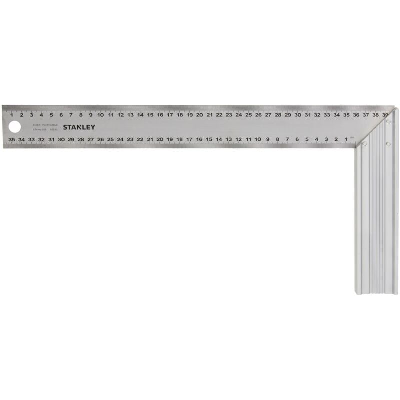foto del prodotto stanley squadra per carpentieri divisione unilaterale classe ii 400 mm acciaio inox 1 45 687