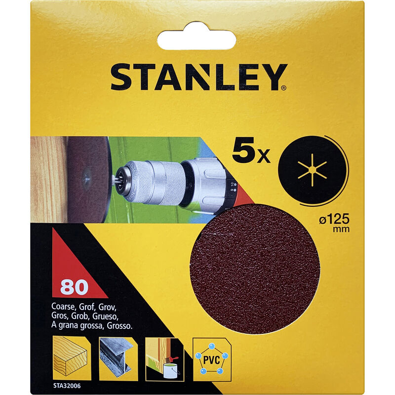 foto del prodotto stanley sta32006 x32006 5 dischi d.125 gr.80 piranha