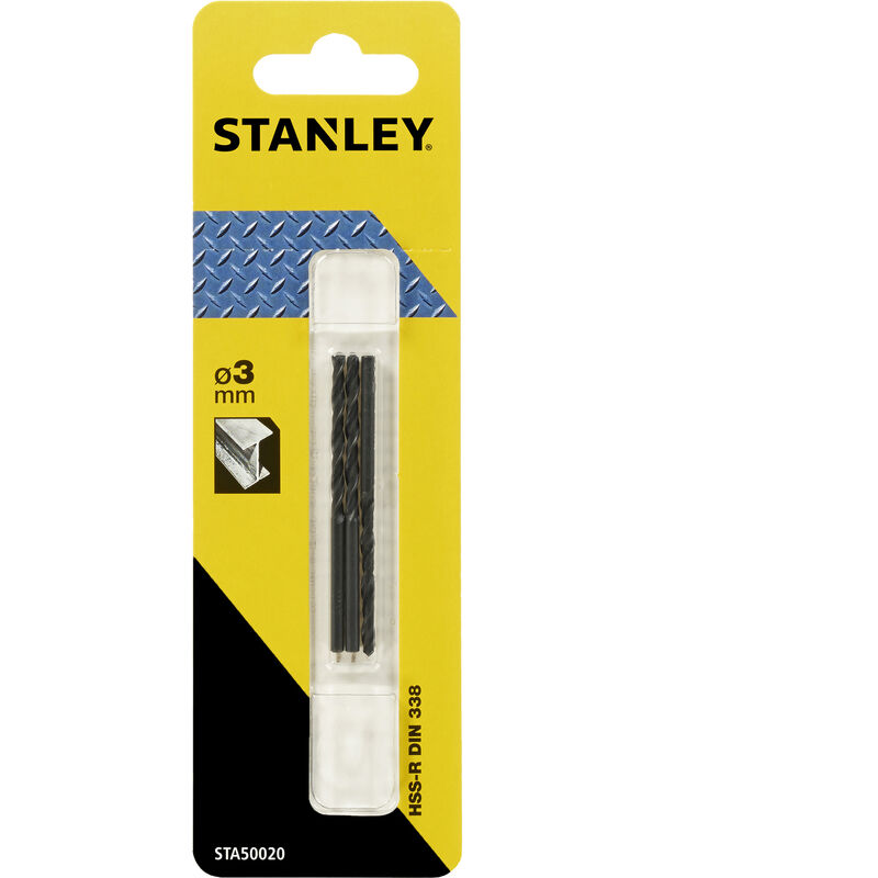 foto del prodotto stanley sta50020 x50020 punta hss 3 mm 3 q.ta piranha