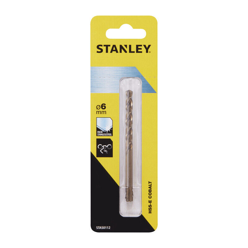 foto del prodotto stanley sta50112 x50112 punta al cobalto 6 mm piranha