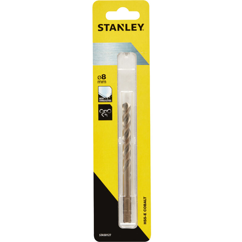 foto del prodotto stanley sta50127 x50127 punta al cobalto 8 mm piranha