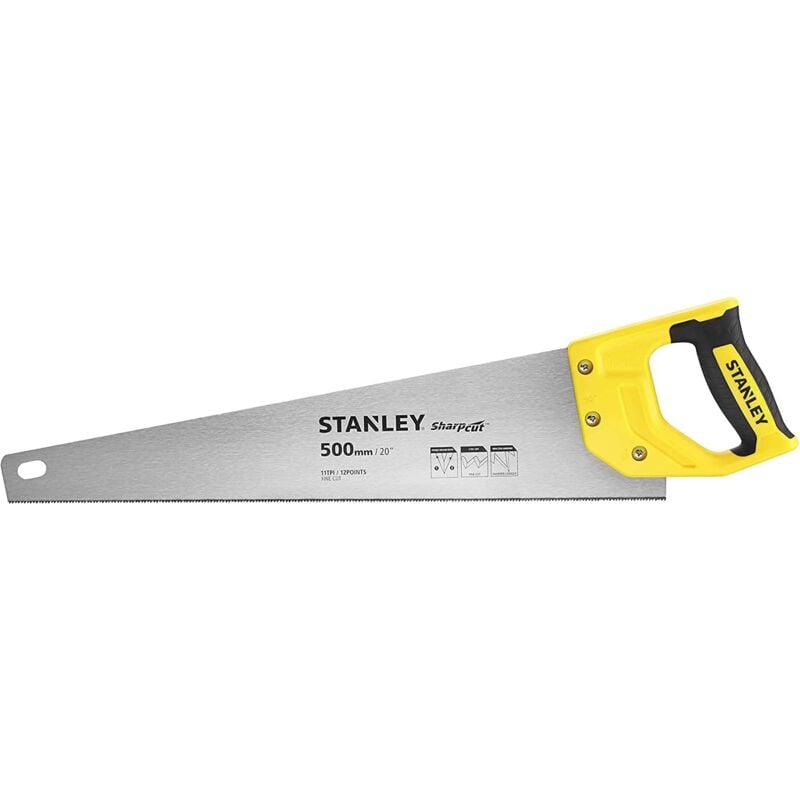 foto del prodotto stanley stht20371 1 segaccio per legno sharpcut 500mm 11 denti poll