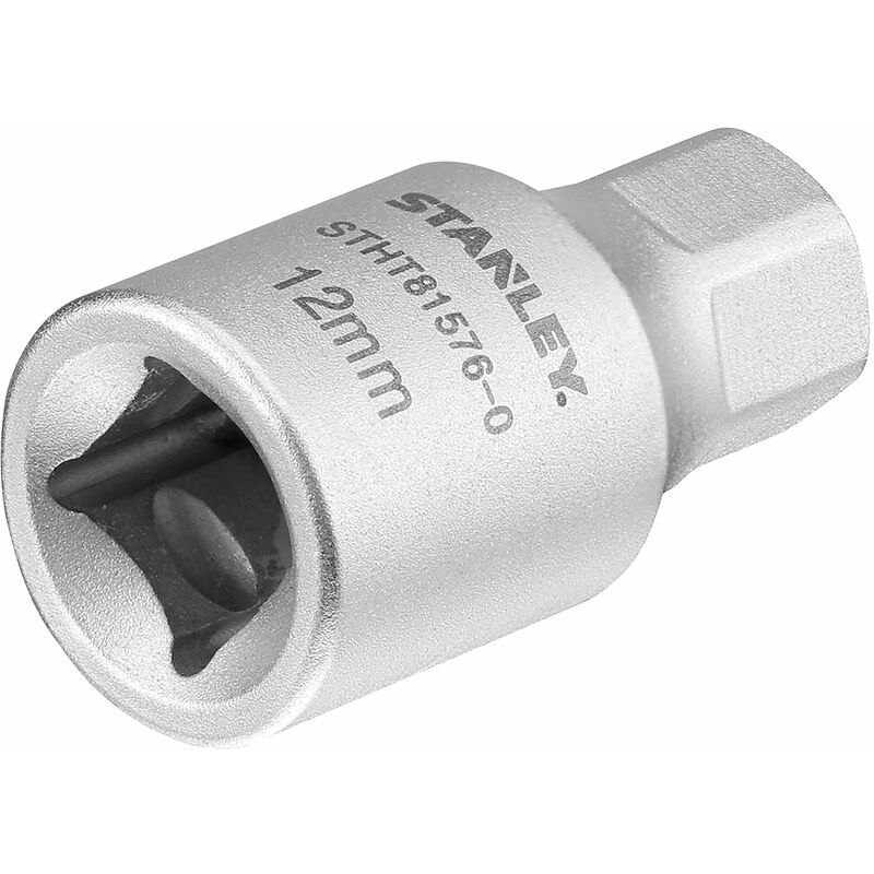 foto del prodotto stanley stht81576 0 chiave a bussola per tappi olio, 12 mm, esagonale