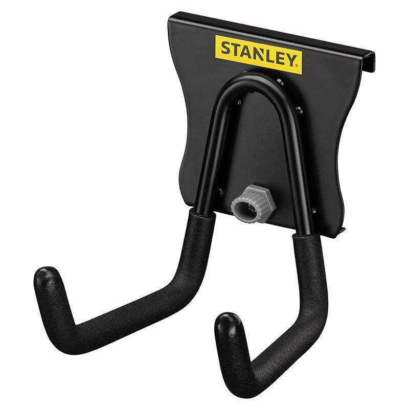 foto del prodotto stanley stst82607 1 gancio standard corto track wall, nero