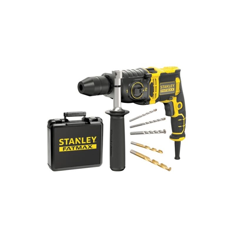 foto del prodotto stanley trapani fatmax fmeh 850 ka potenza 850w con punte e valigetta