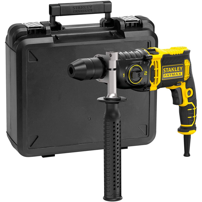 foto del prodotto stanley trapano a percussione 1100w a 2 velocit fatmax fmeh1100k qs