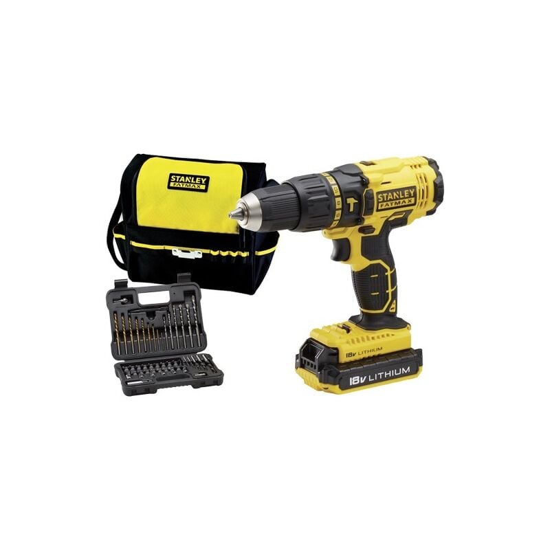 foto del prodotto stanley trapano avvitatori a batteria fatmax fmck 626 d2sa 18v 2ah