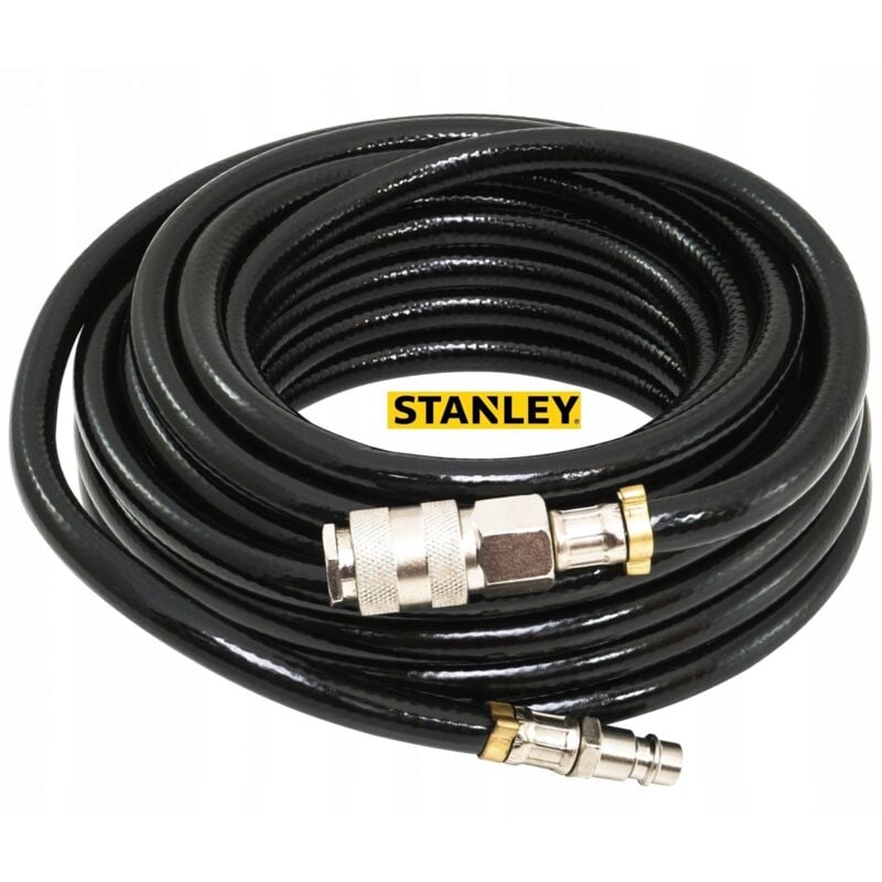 foto del prodotto stanley tubo per aria compressa in gomma 6x11mm con attacchi rapidi universali da 1 4 10 metri