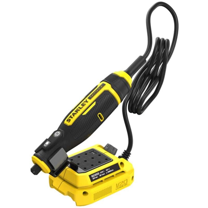foto del prodotto stanley utensili smerigliatrice diritta a batteria 18v, senza batteria e caricabatterie sfmce030b xj