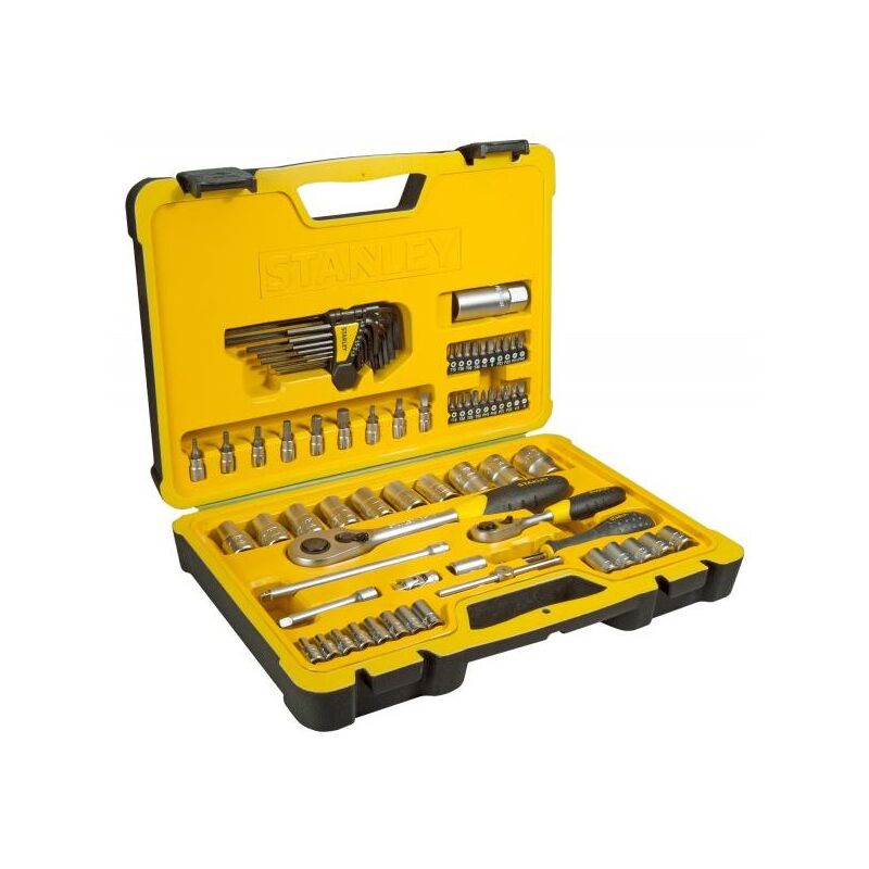 foto del prodotto stanley wrench set 1 4 ,1 2 75 pz.