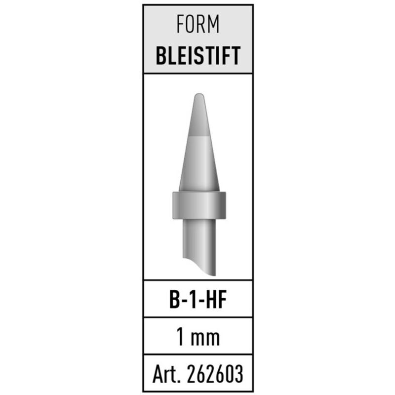 foto del prodotto stannol b 1 hf punta di saldatura forma matita contenuto 1 pz.