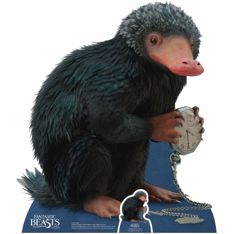 foto del prodotto star cutouts niffler life size cardboard, multi colour fantastic beasts cartoncino a grandezza naturale, multicolore, cartone, regular