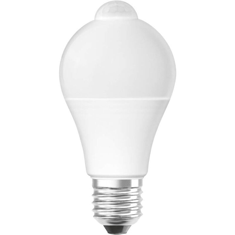foto del prodotto star motion sensor classic a lampadina led, attacco b22d, bianca calda, 2700 k, 7 w, equivalenti a 60 w, opaco, led retrofit classic a, opaco,