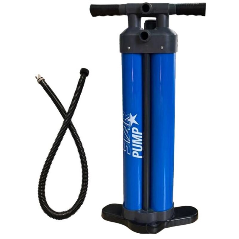 foto del prodotto star pompa a tripla azione 29 psi dimensioni 15x65x31cm pompa blu pompa universale pressione massima