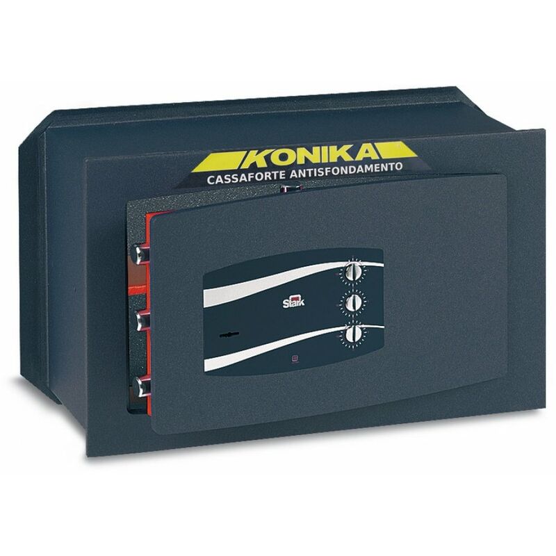 foto del prodotto stark cassaforte da muro chiusura chiave combinatore mm. 490x195x320 h