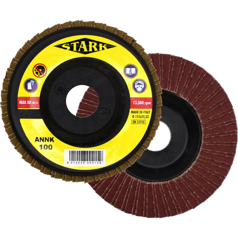 foto del prodotto stark disco abras. a lamelle mm.115x22 gr. 80