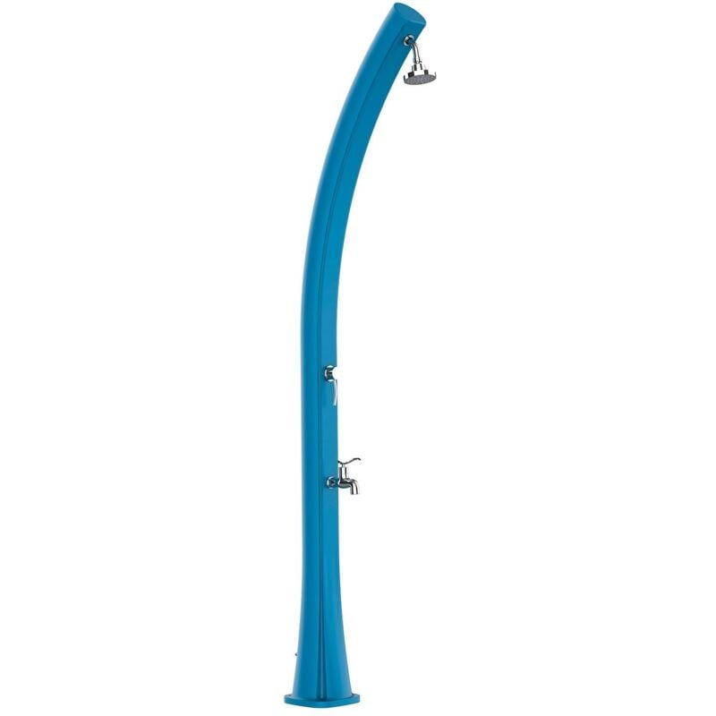 foto del prodotto starmatrix doccia esterna blu riscaldamento solare cm 20x21x226 rio ss0935 blue