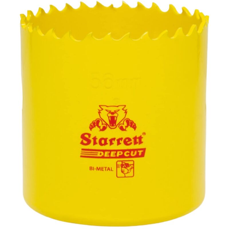 foto del prodotto starrett bi metall deep cut seghe a tazza, 56 mm, dch056 m
