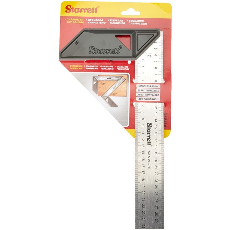 foto del prodotto starrett k53m 250 s squadra da falegname