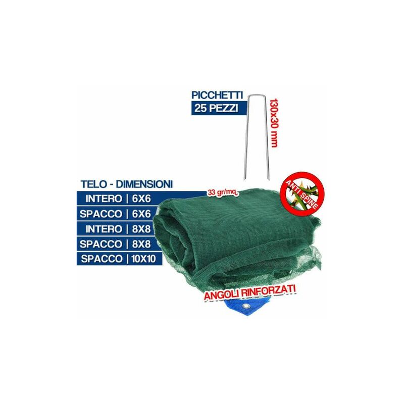 foto del prodotto stars telo x olive puglia spacco pp verde gr mq 32 mt 12x12